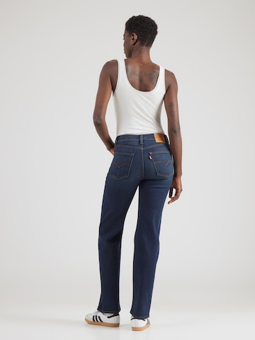 LEVI'S ®regular Traperice '723 HIGH RISE STRAIGHT' - plava boja