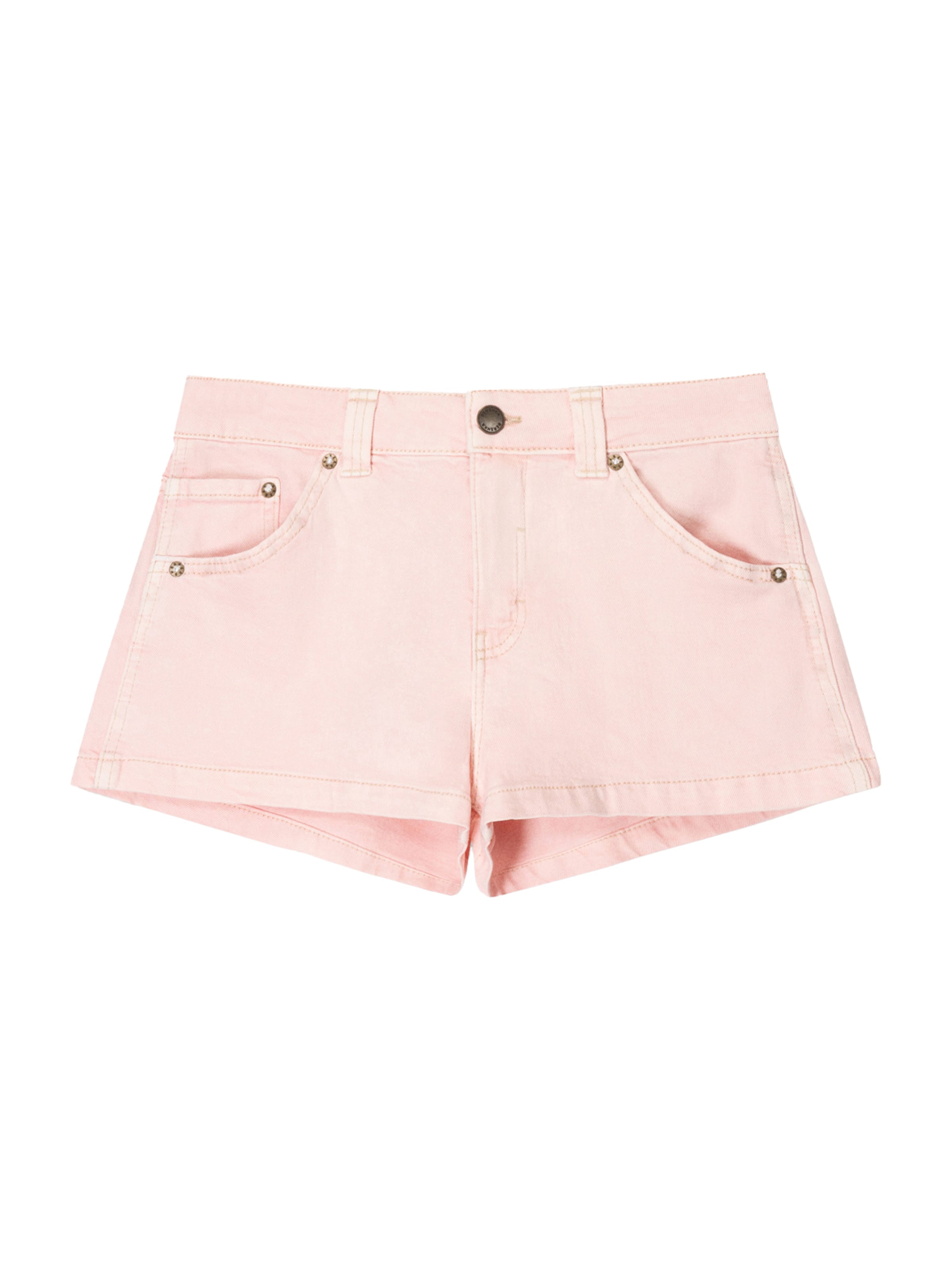 Bershka Skinny Džíny – pink: přední strana