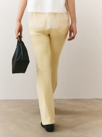 Next Bootcut Leggings in Geel