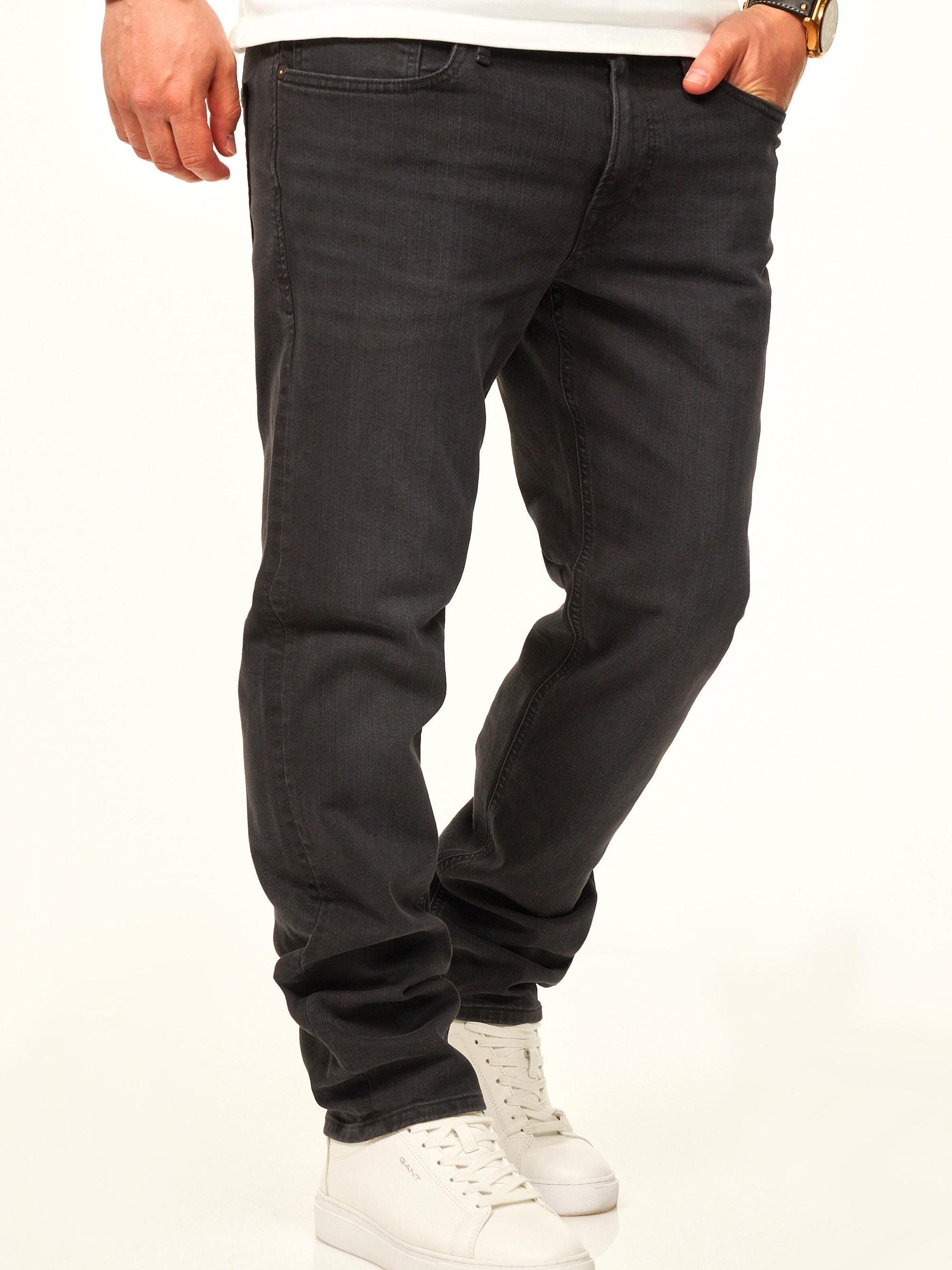 JACK & JONES Tapered Jeans in Black