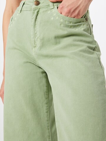 Fabienne Chapot Wide leg Jeans i grön