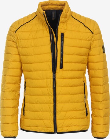 CASAMODA Between-Season Jacket in Yellow: front