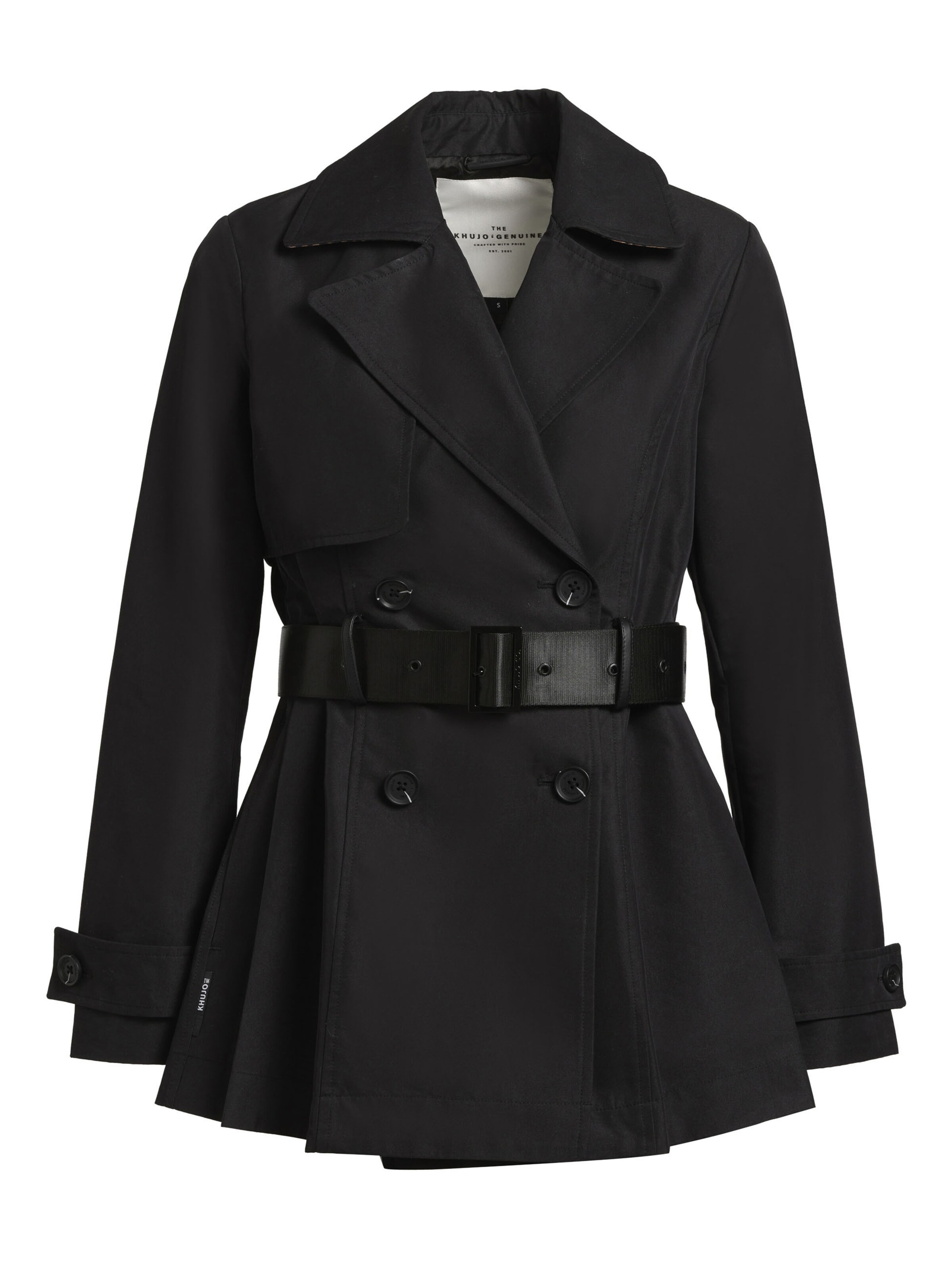 khujo Manteau mi-saison 'Liane' en noir, Vue avec produit