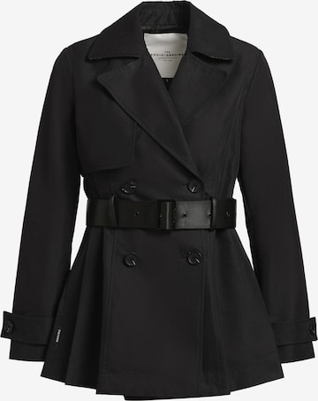 Cappotto di mezza stagione 'Liane' di khujo in nero: frontale