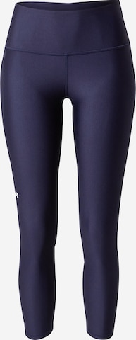 Skinny Pantalon de sport UNDER ARMOUR en bleu : devant