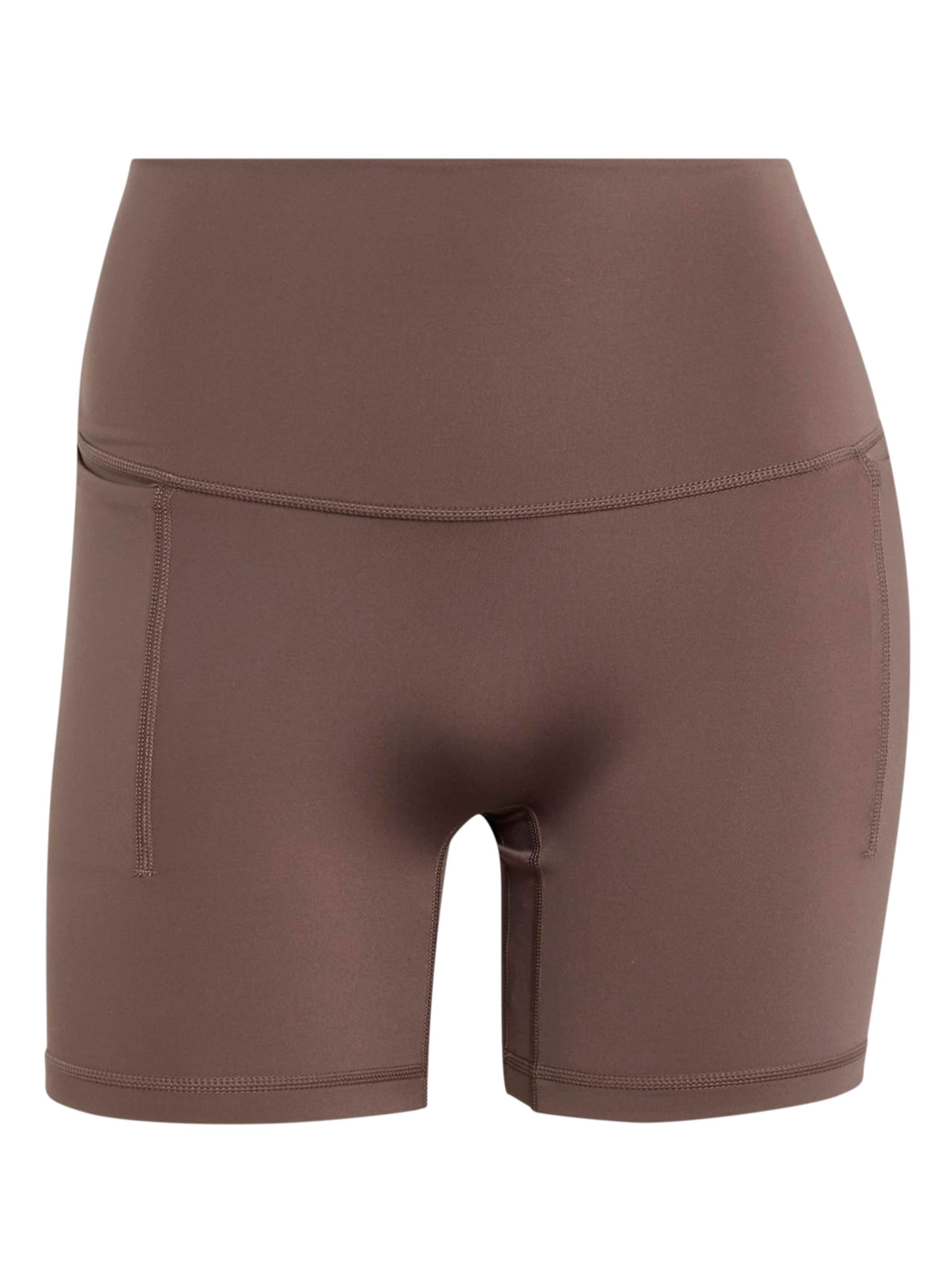 ADIDAS PERFORMANCE Sportbroek 'MOTION' in XS in de kleur Lichtblauw / Lichtbruin, Productweergave