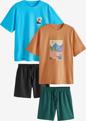 Pyjama court Next en bleu : devant