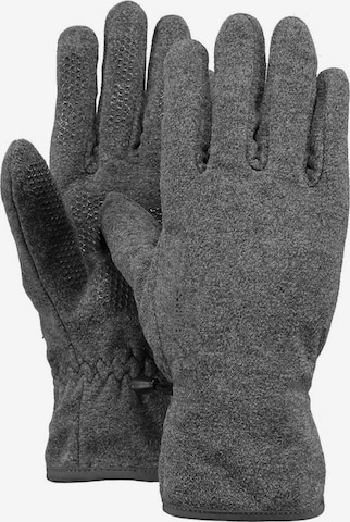 Barts Full Finger Gloves in Grey: front