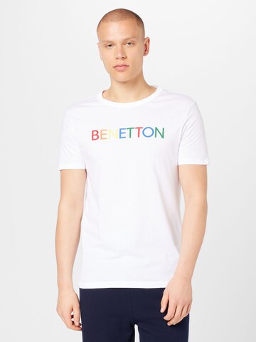 UNITED COLORS OF BENETTON T-Shirt in Weiß: Vorderseite