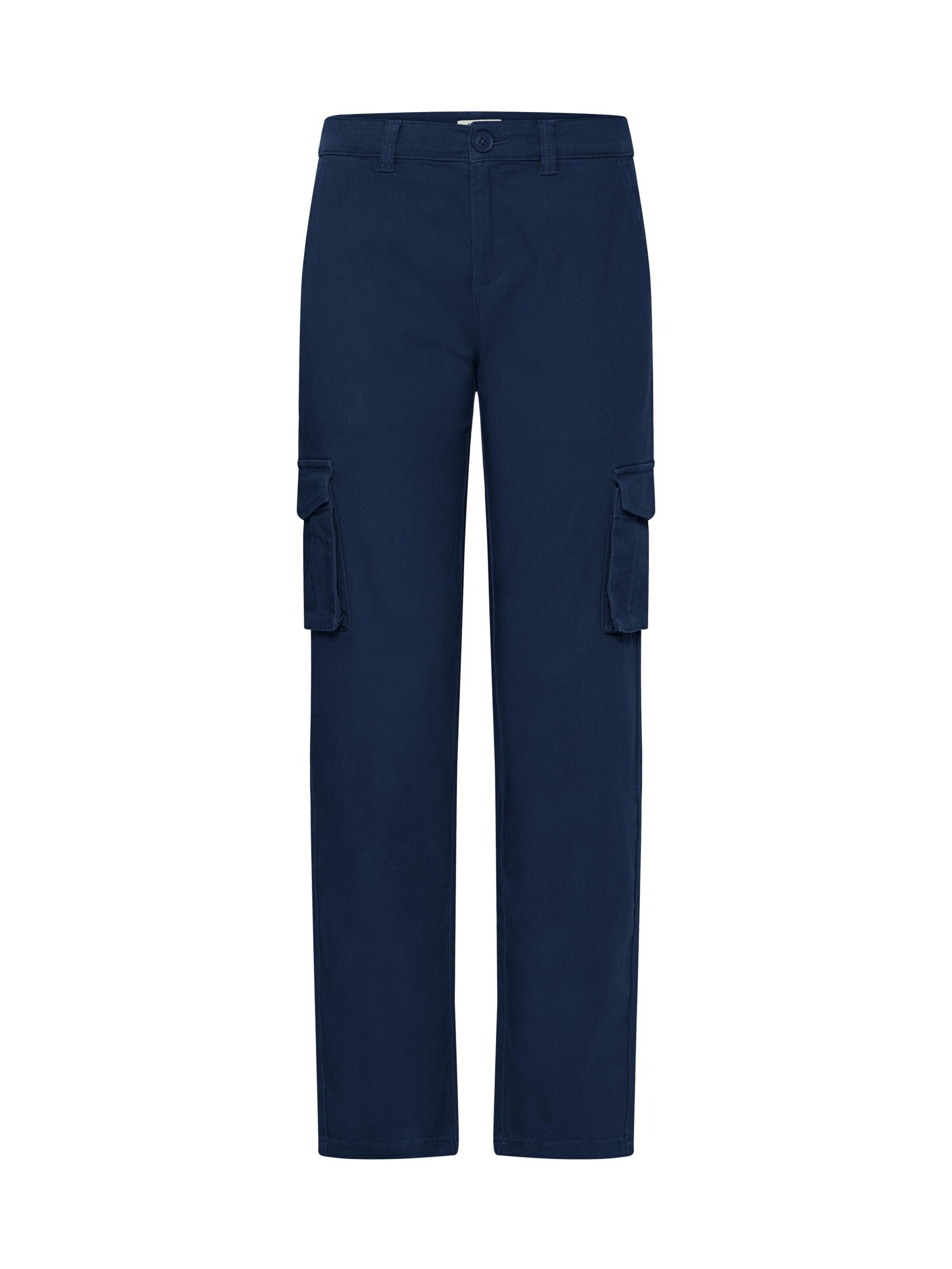 Pantalon cargo ' OXKvita ' Oxmo en bleu : devant