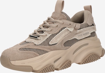 STEVE MADDEN Platform trainers 'Possession' in Grey: front