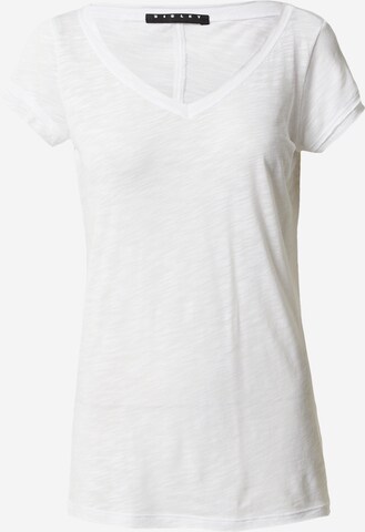 T-shirt Sisley en blanc : devant