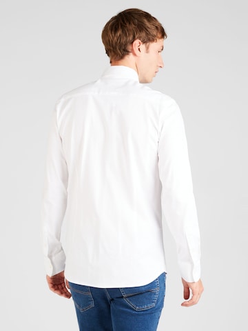 Bruun & Stengade Slim fit Button Up Shirt 'Miller' in White