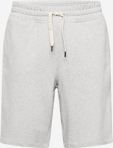 GUESS Kalhoty 'CLOVIS' – šedá: přední strana