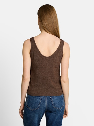 TOM TAILOR DENIM Gebreide top in Bruin