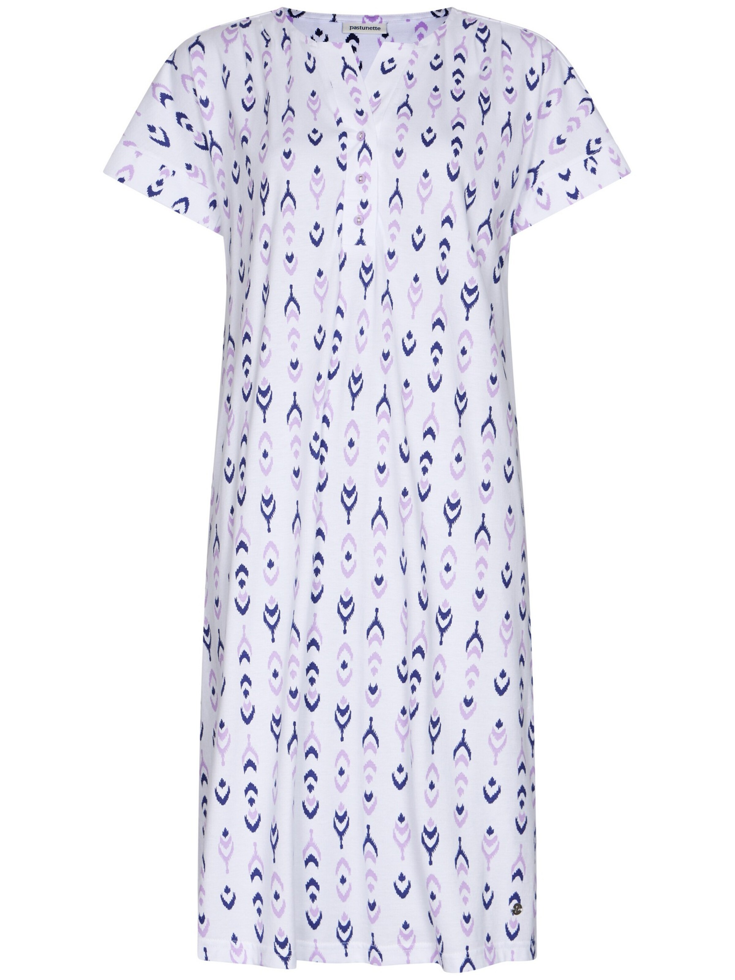 Pastunette Nachthemd 'Nightdress with buttons (100 cm)' in Blauw: voorkant