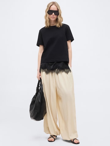 MSCH COPENHAGEN Широка кройка Панталон 'MSCHKeandra' в бежово