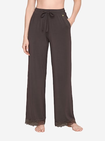 JOOP! Pyjamabroek ' Loungewear ' in Bruin: voorkant