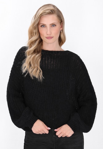 DreiMaster Vintage Trui in Zwart: voorkant