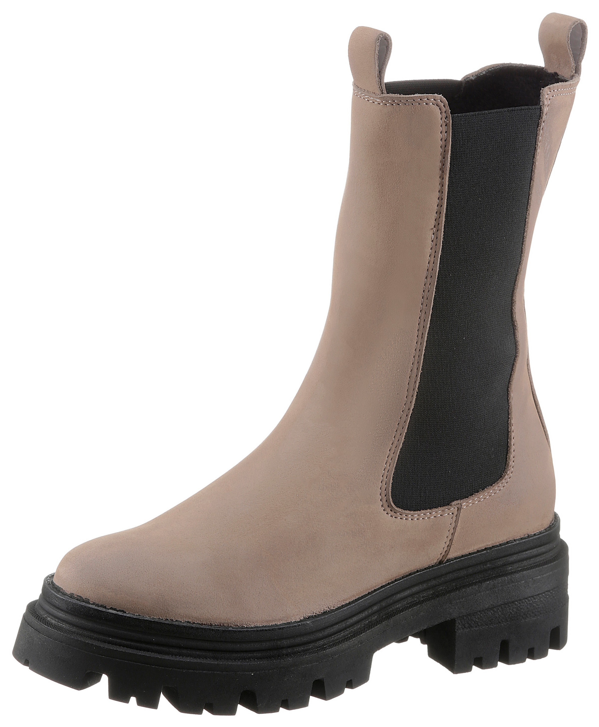 Tamaris Chelsea Boots in Grey: front
