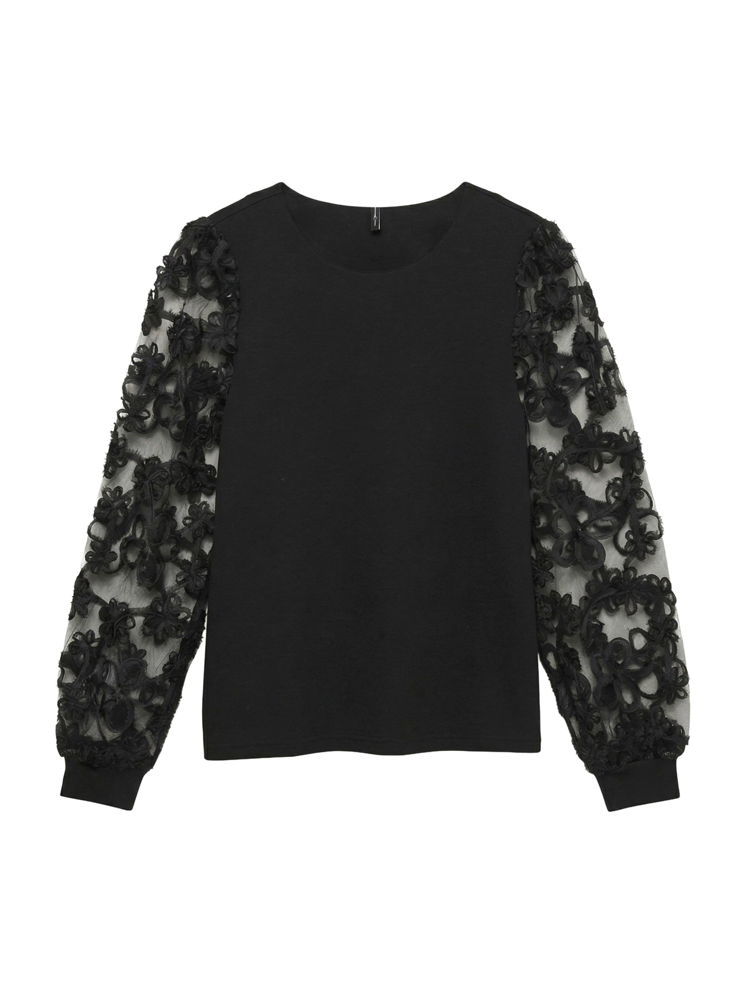 Tricou 'VMHALI' de la VERO MODA pe negru: față