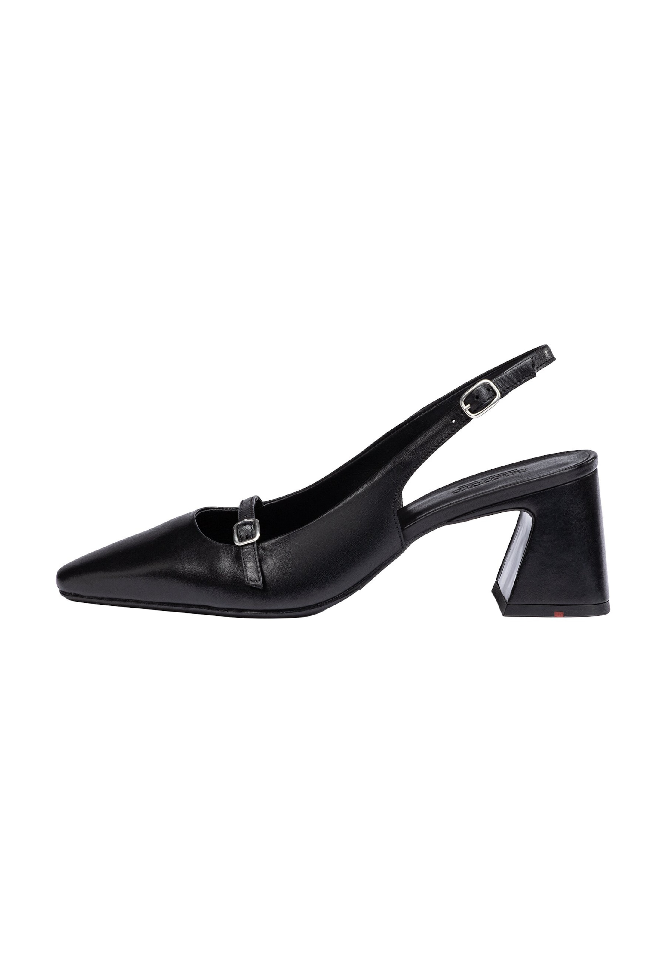 LLOYD Slingback Pumps in Black: front