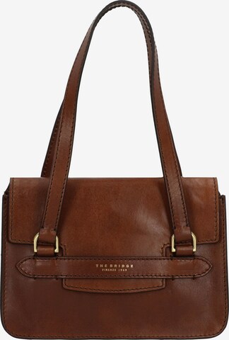 The Bridge Shoulder Bag 'Lucrezia' in Brown: front