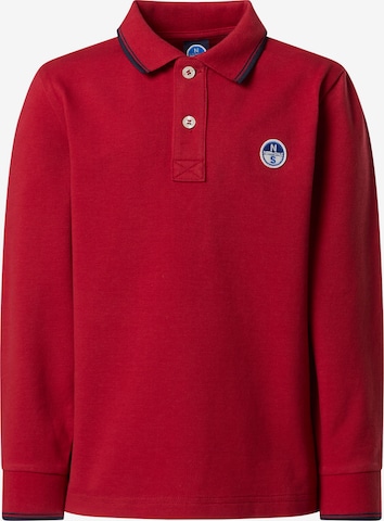 North Sails Poloshirt in Rot: Vorderseite