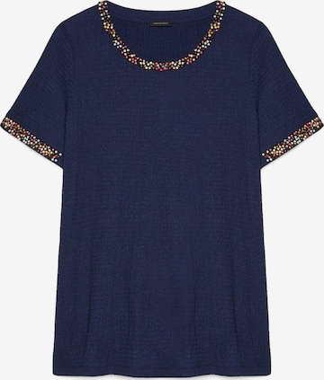 Fiorella Rubino - Camiseta en azul: frente