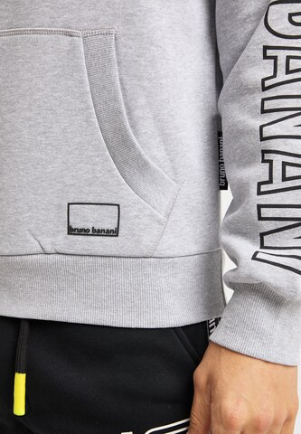 BRUNO BANANI Sweatshirt 'West' in Grau