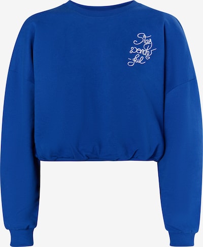MYMO Μπλούζα φούτερ 'Keepsudry' σε μπλε ρουά / λευκό, Άποψη προ�ϊόντος