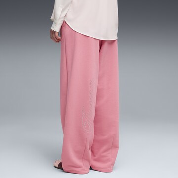 Wide Leg Pantalon 'Essentials' PUMA en rose