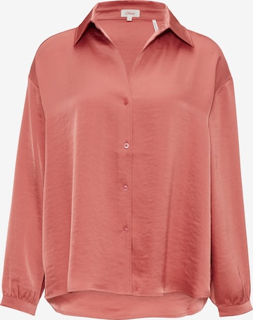 Chemisier s.Oliver en orange : devant