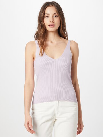 Tops en tricot Urban Classics en violet : devant