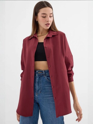 Bigdart Bluse in Lila: Vorderseite