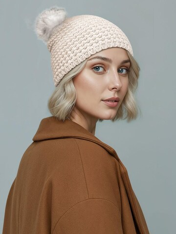 Neverless Beanie '1978' in Beige