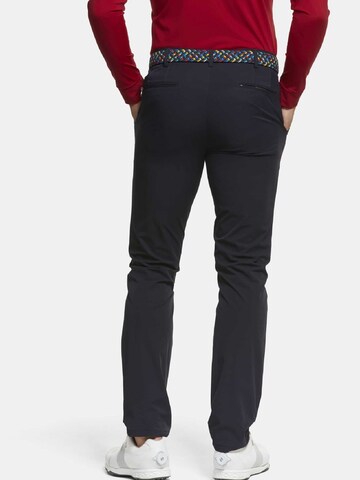 MEYER Slim fit Chino Pants 'Augusta' in Blue