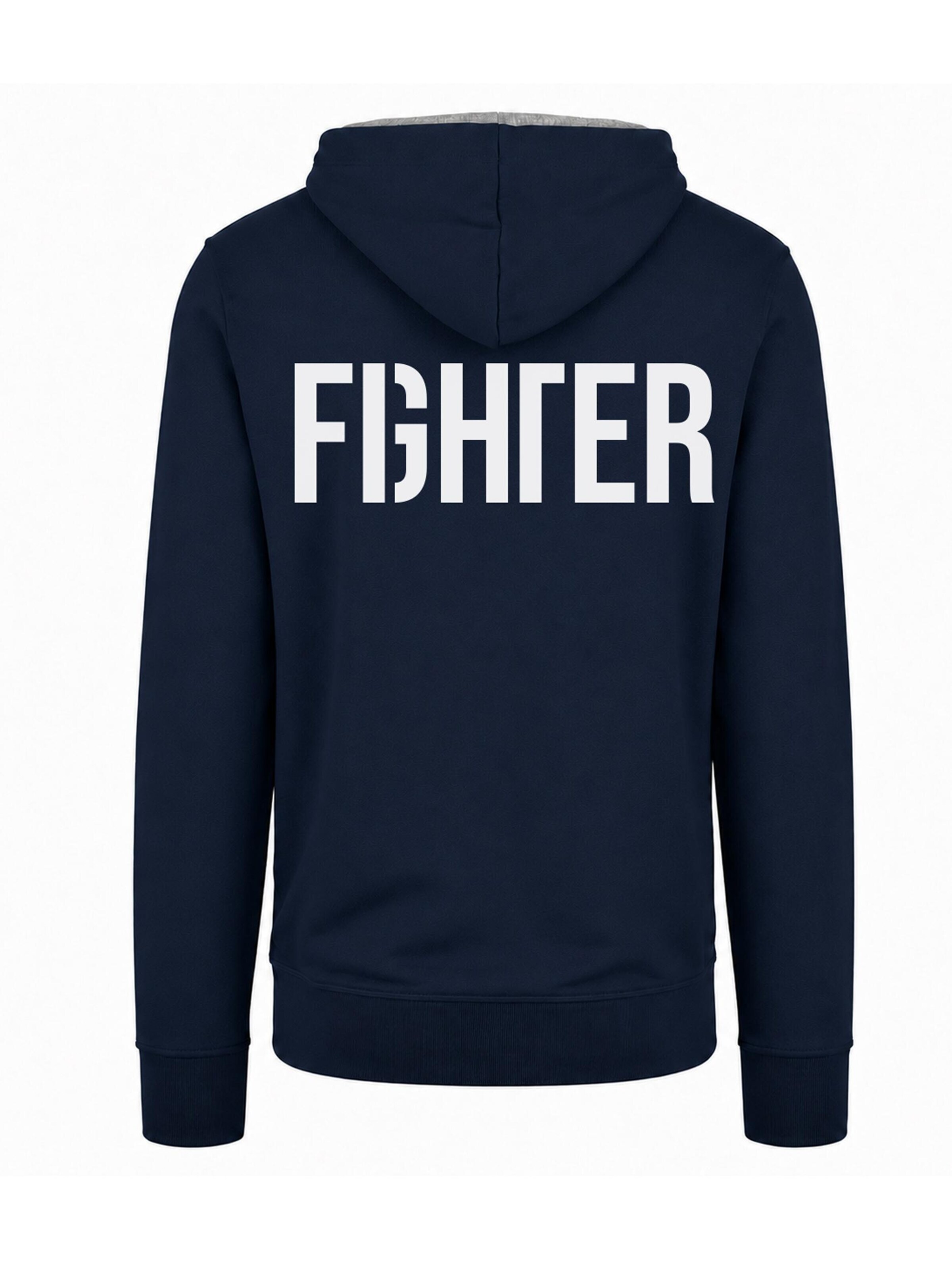 Prolazon Sweatjacka 'Fighter Zip Hoodie' i blå