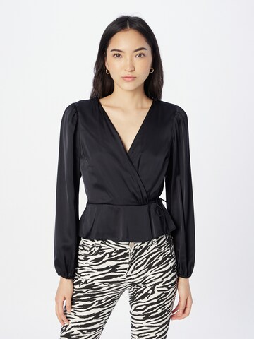 Abercrombie & Fitch Blouse 'CHASE' in Zwart: voorkant