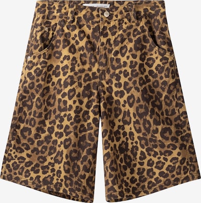 Bershka Shorts in camel / hellbraun / dunkelbraun, Produktansicht