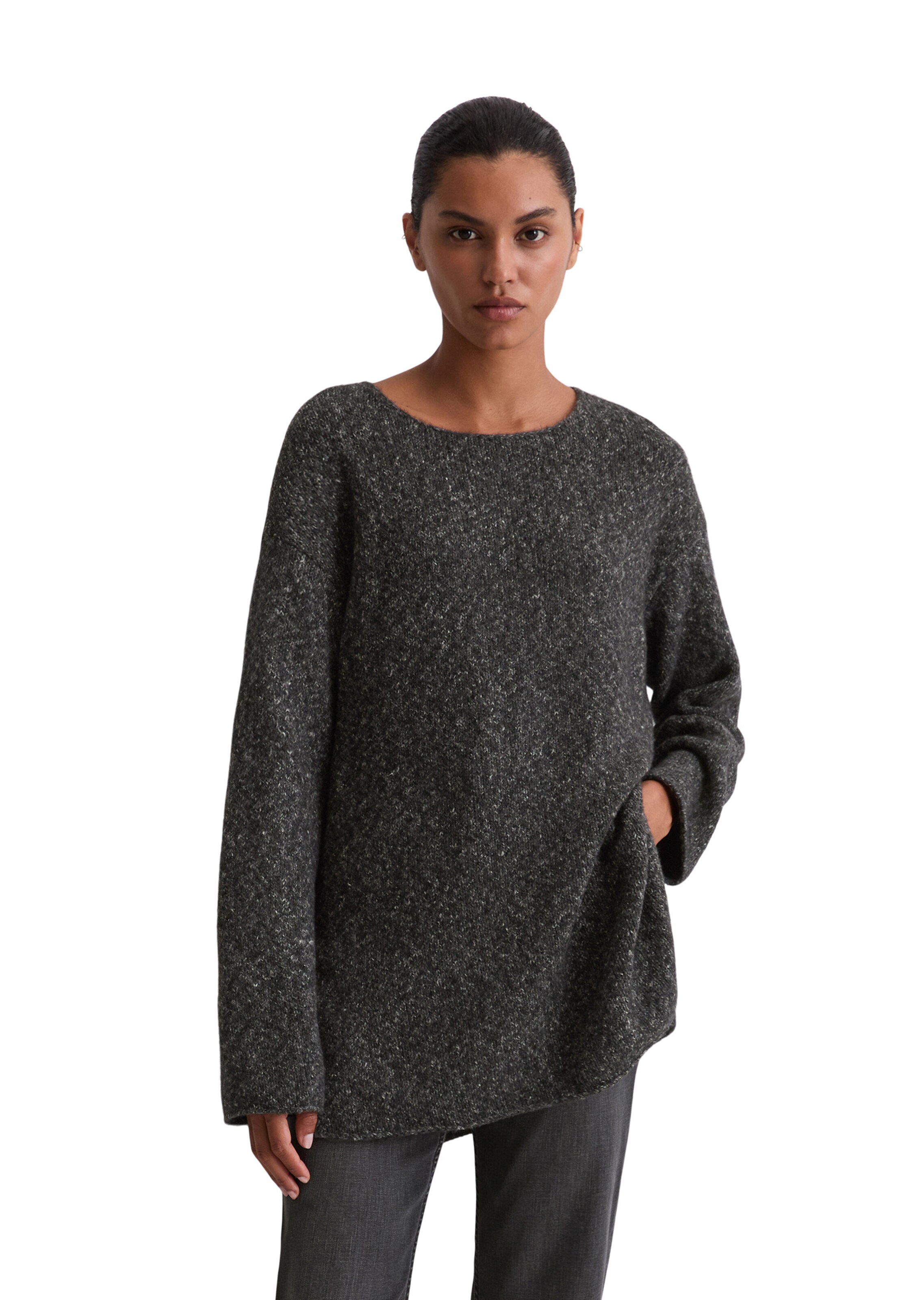 Pull-over Marc O'Polo en gris : devant