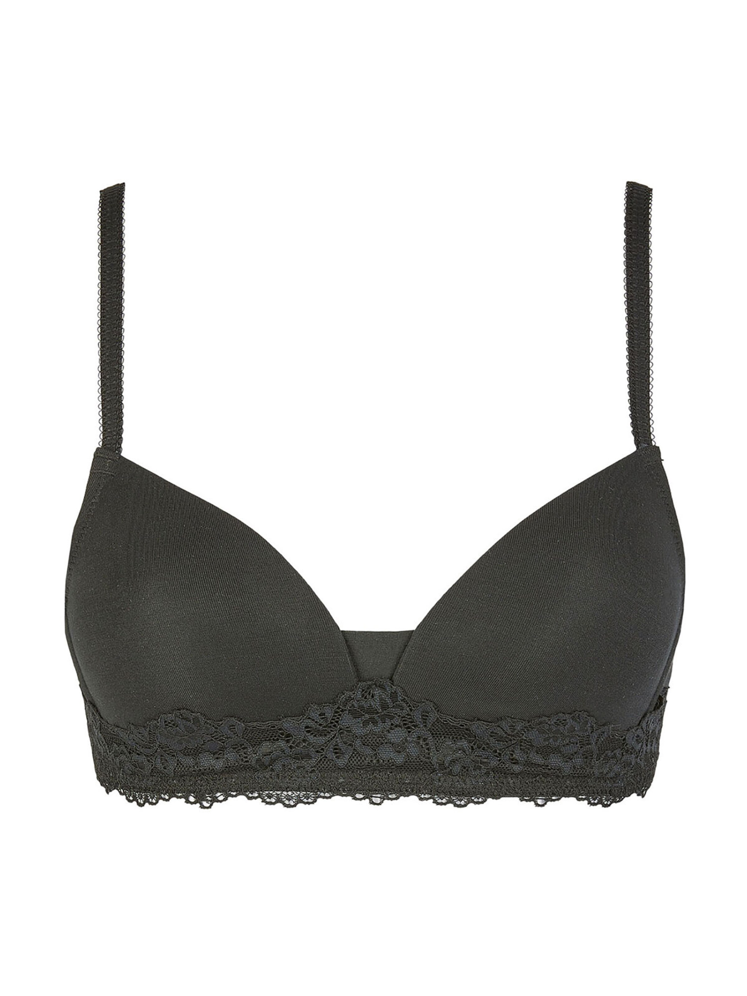 Nina von C. Bra 'Romance' in Black: front
