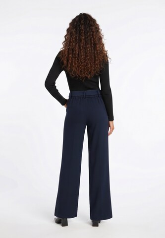 Anna Field Wide leg Παντελόνι πλισέ σε μπλε