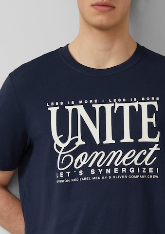 T-Shirt s.Oliver en bleu