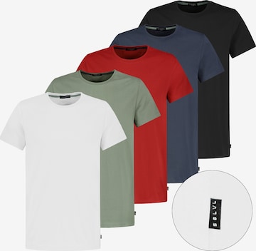 Sublevel Shirt in Blau: Vorderseite