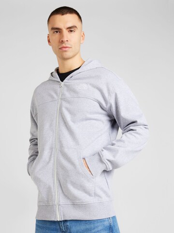 THE NORTH FACE Zip-Up Hoodie 'Essential' in Grey: front