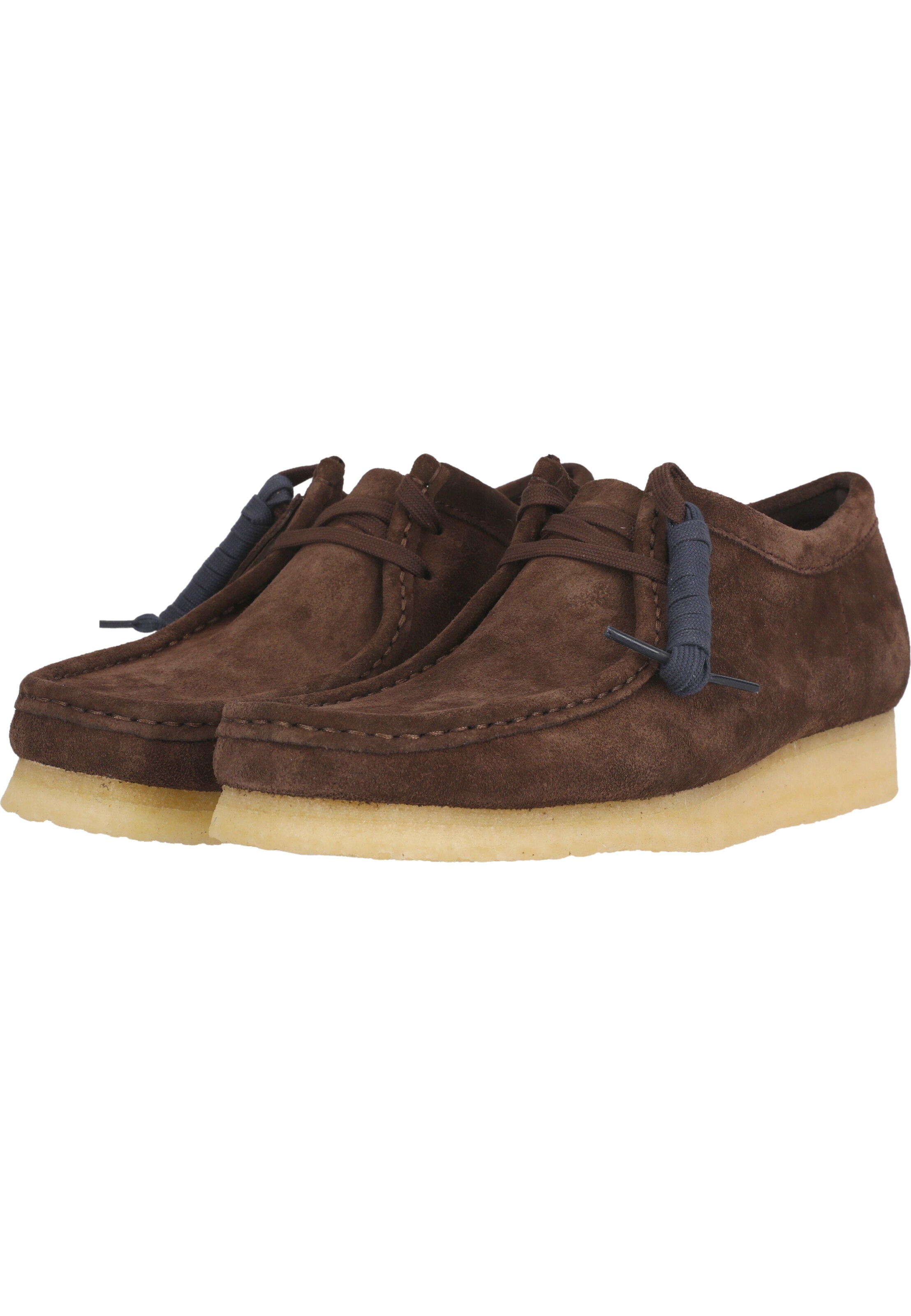 CLARKS Schnürschuhe 'Wallabee' in Braun