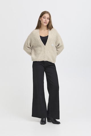 ICHI Strickjacke in Beige