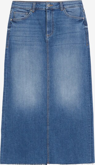 Bershka Jupe en bleu denim, Vue avec produit