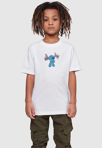 ABSOLUTE CULT Shirt 'Lilo And Stitch - Little Devils' in Wit: voorkant